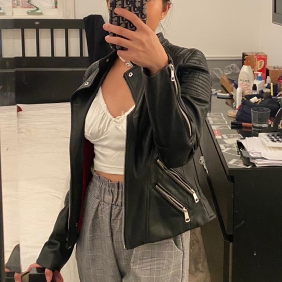 H&M faux leather jacket - Picture 1 of 1